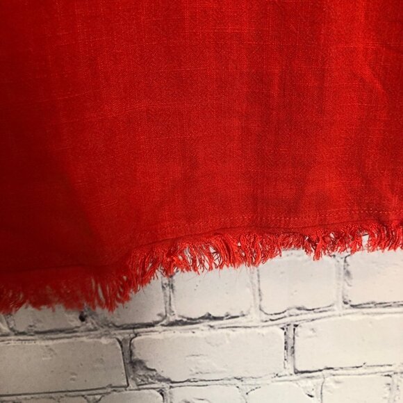 NWT Umgee Orange Fringe Tunic Dress Size 1XL - Picture 4 of 7